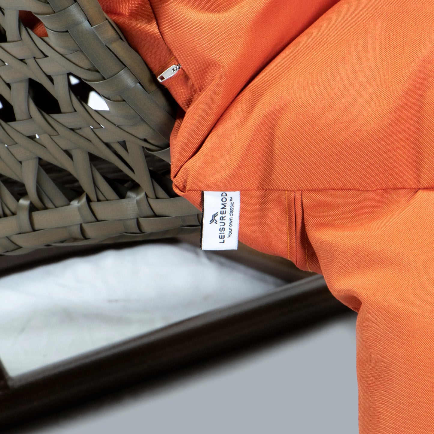 Modern Beige Wicker Hanging Double Seater Egg Swing Chair - Elax Furniture