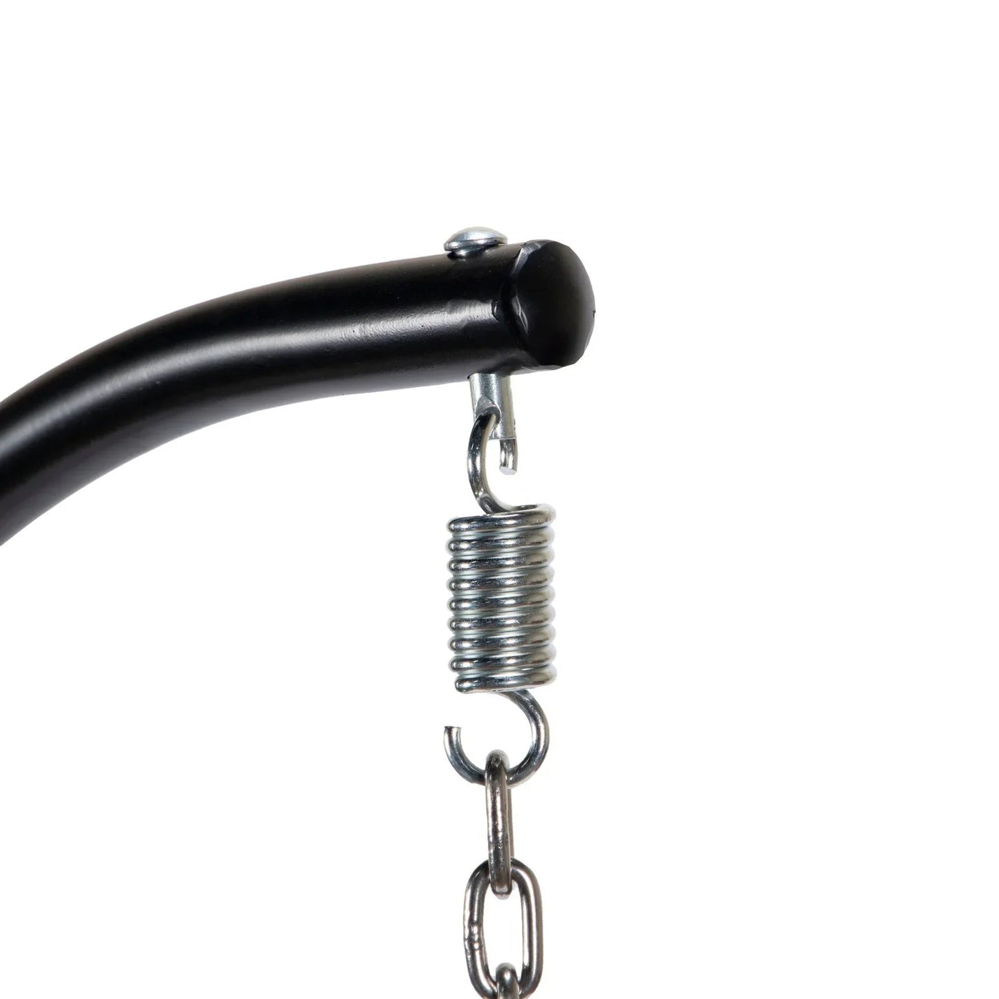 Charcoal Wicker Hanging Single Egg Swing Chair With Cushions - Elax Furniture