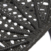 Charcoal Wicker Hanging Single Egg Swing Chair With Cushions - Elax Furniture