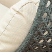 Modern Charcoal Wicker Hanging Double Seater Egg Swing Chair - Elax Furniture