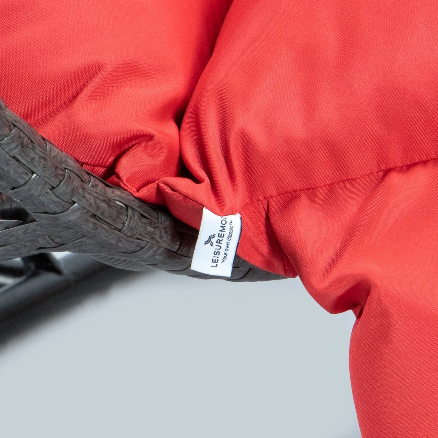 Modern Charcoal Wicker Hanging Double Seater Egg Swing Chair - Elax Furniture