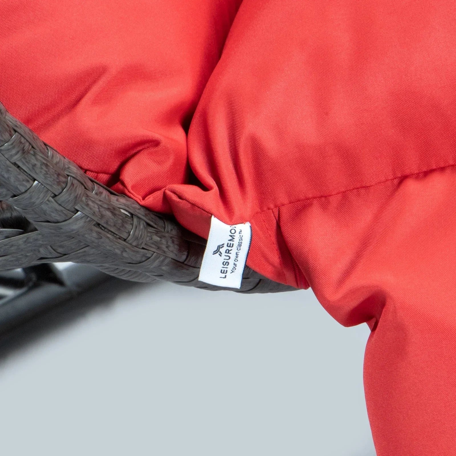 Modern Charcoal Wicker Hanging Double Seater Egg Swing Chair - Elax Furniture