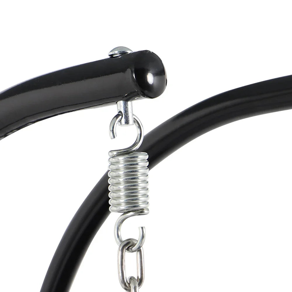 Modern Charcoal Wicker Hanging Double Seater Egg Swing Chair - Elax Furniture