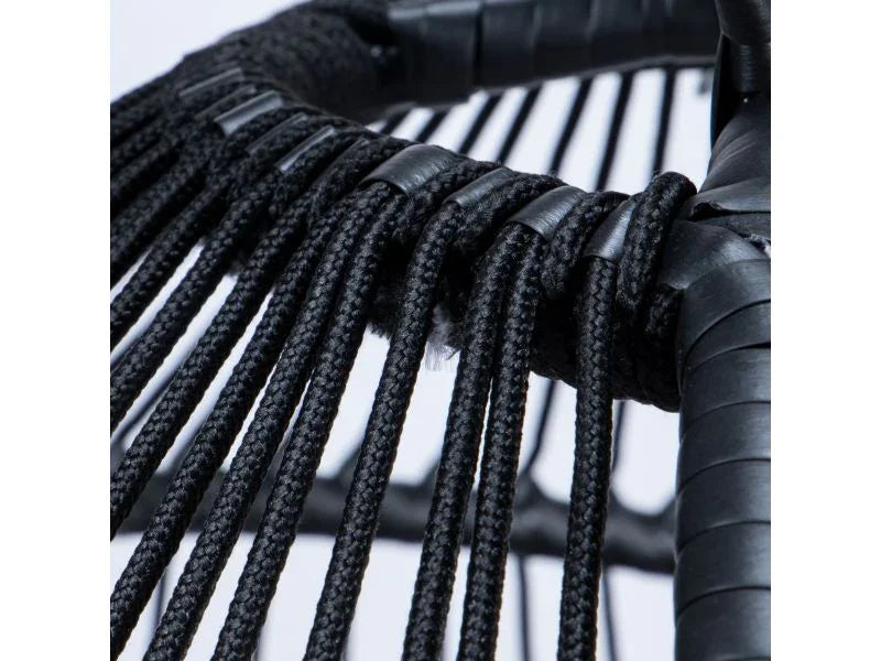 Wicker 2 Person Double Folding Hanging Egg Swing Chair - Elax Furniture