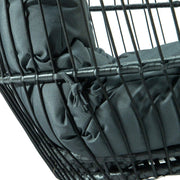 Wicker 2 Person Double Folding Hanging Egg Swing Chair - Elax Furniture