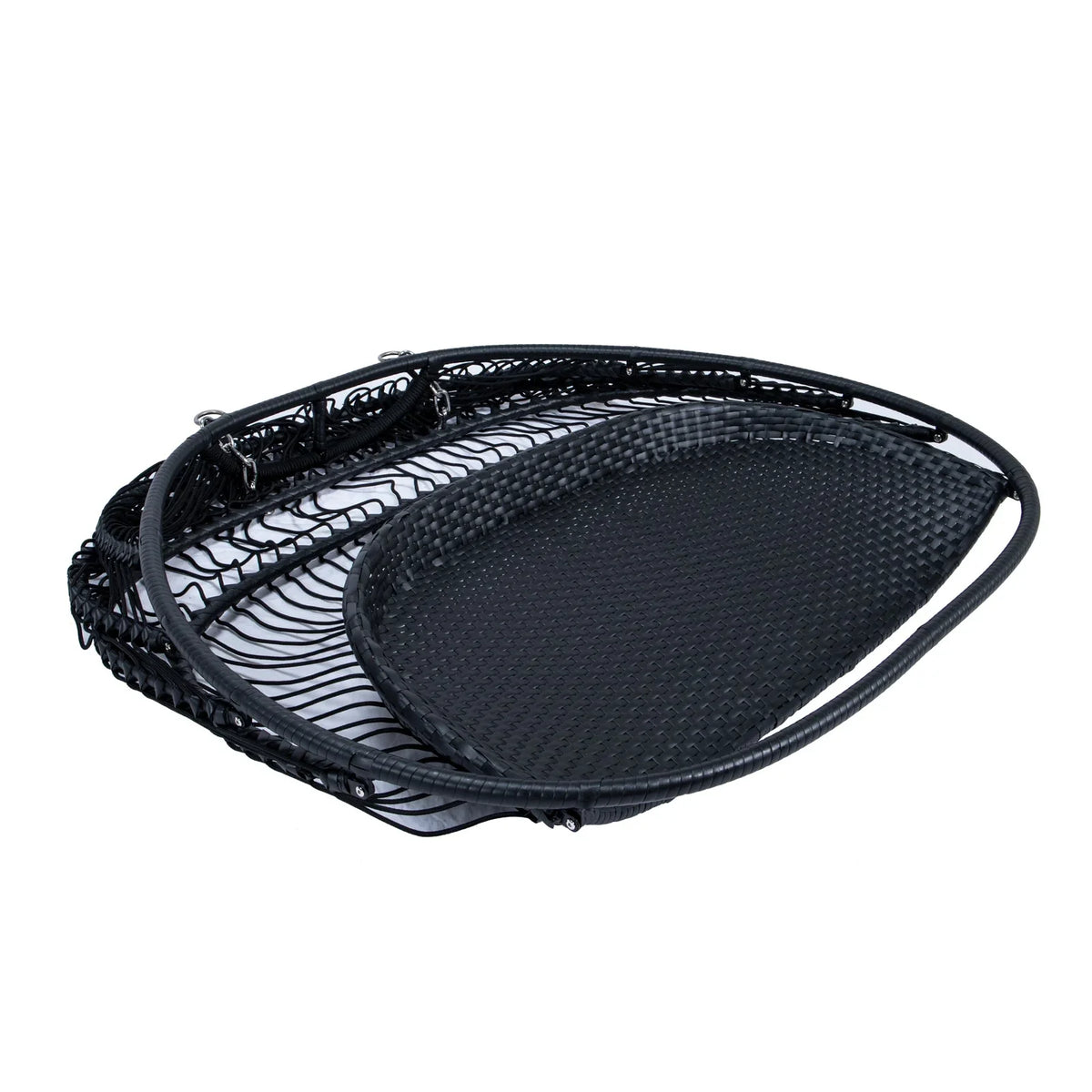 Wicker 2 Person Double Folding Hanging Egg Swing Chair - Elax Furniture