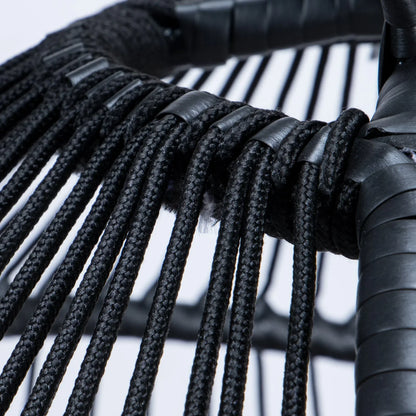 Wicker 2 Person Double Folding Hanging Egg Swing Chair - Elax Furniture