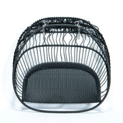 Wicker 2 Person Double Folding Hanging Egg Swing Chair - Elax Furniture