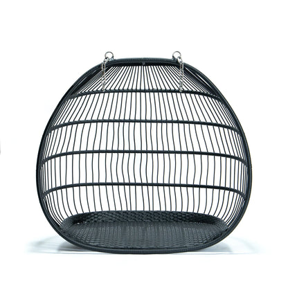 Wicker 2 Person Double Folding Hanging Egg Swing Chair - Elax Furniture