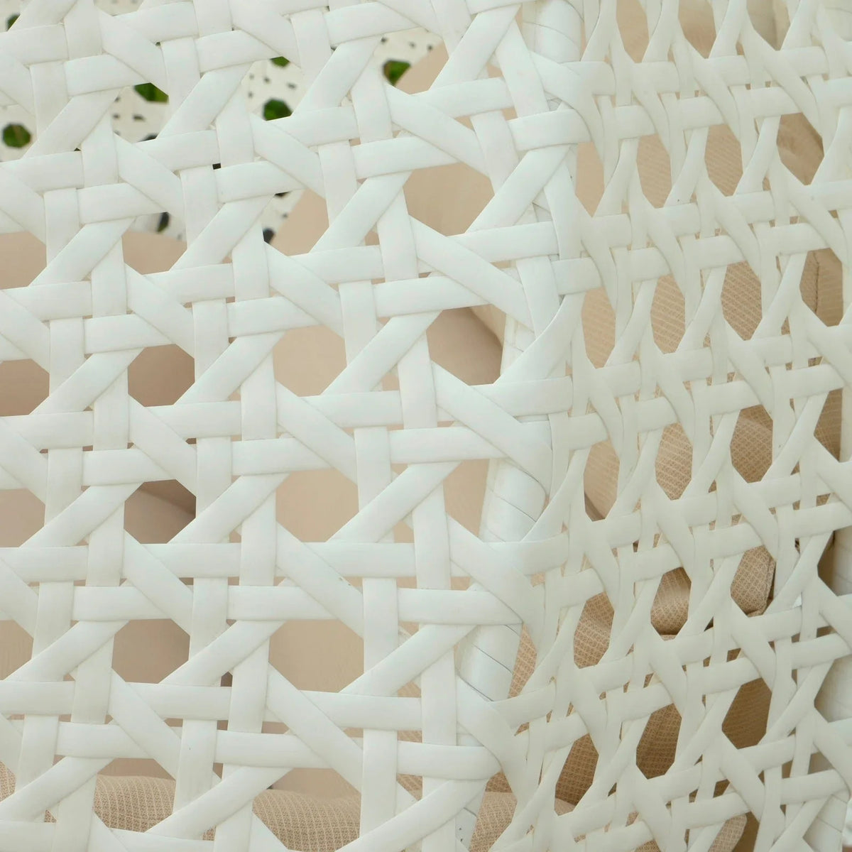 Modern White Wicker Hanging Double Seater Egg Swing Chair - Elax Furniture