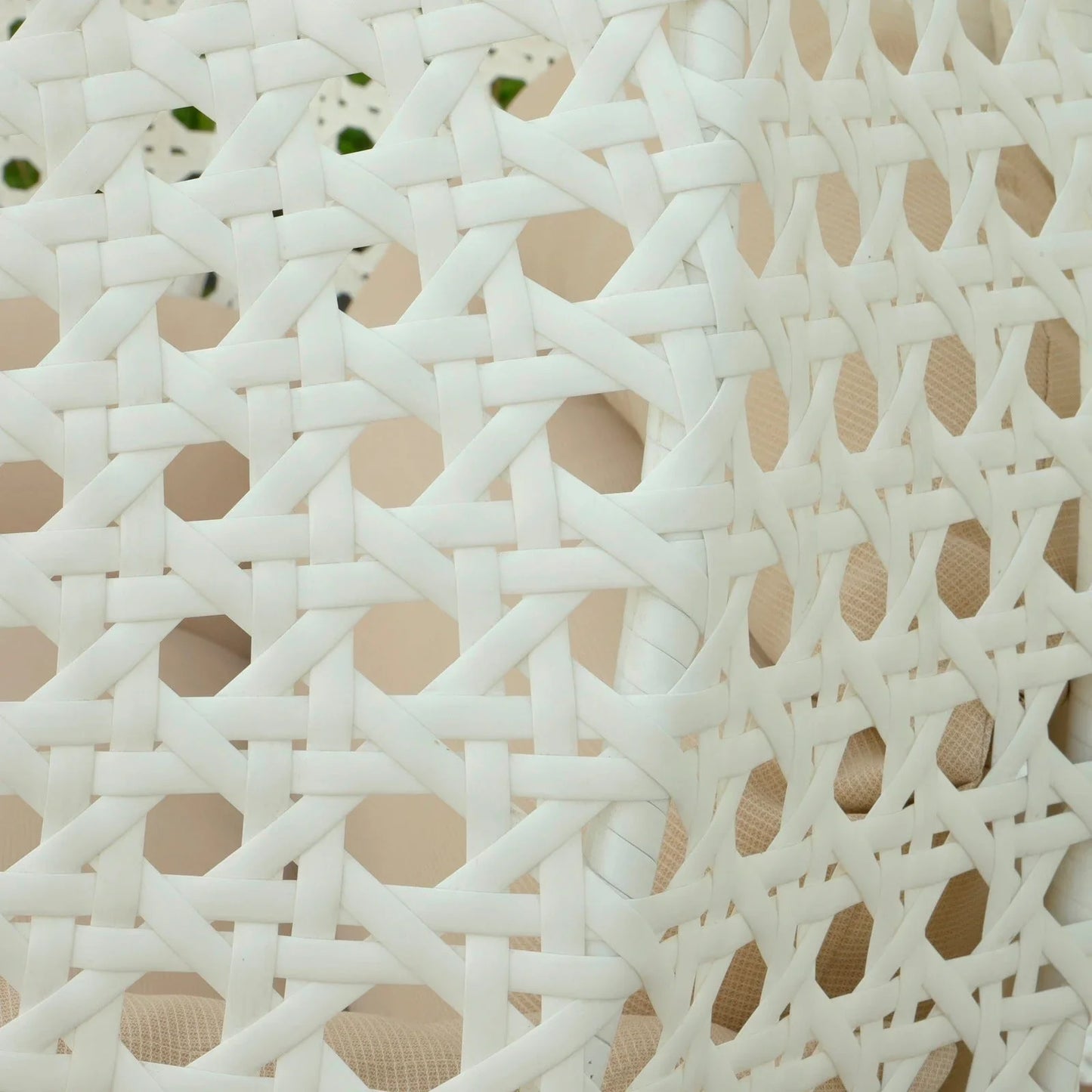 Modern White Wicker Hanging Double Seater Egg Swing Chair - Elax Furniture