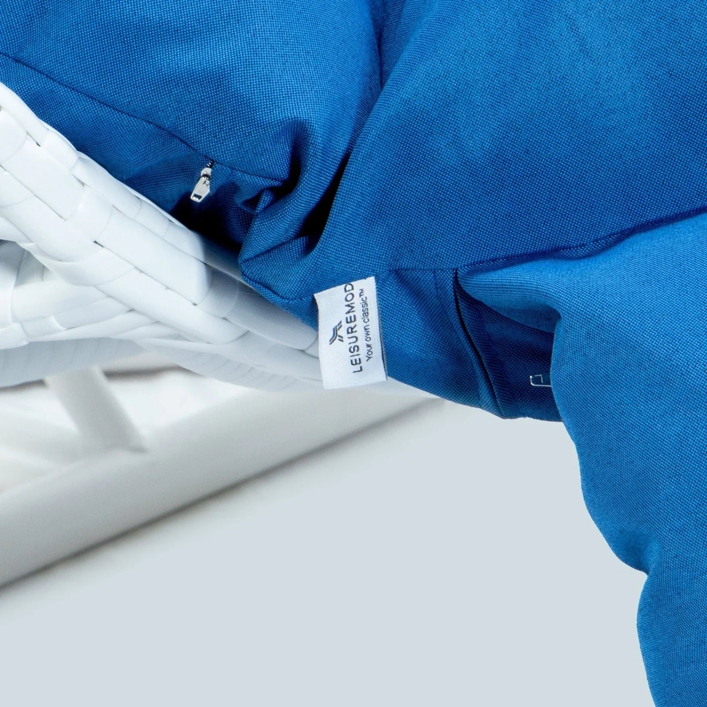 Modern White Wicker Hanging Double Seater Egg Swing Chair - Elax Furniture