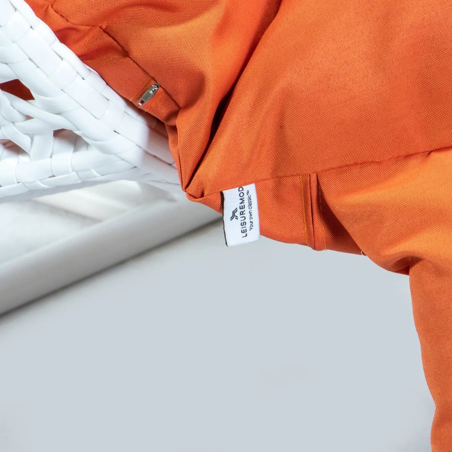 Modern White Wicker Hanging Double Seater Egg Swing Chair - Elax Furniture