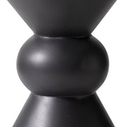 Echo Side Table with Weather-Resistant Fibersone Top Round Accent Table - Elax Furniture