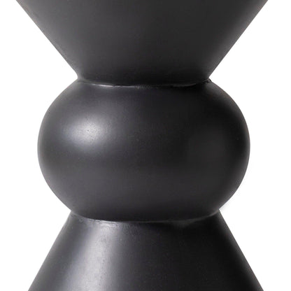 Echo Side Table with Weather-Resistant Fibersone Top Round Accent Table - Elax Furniture