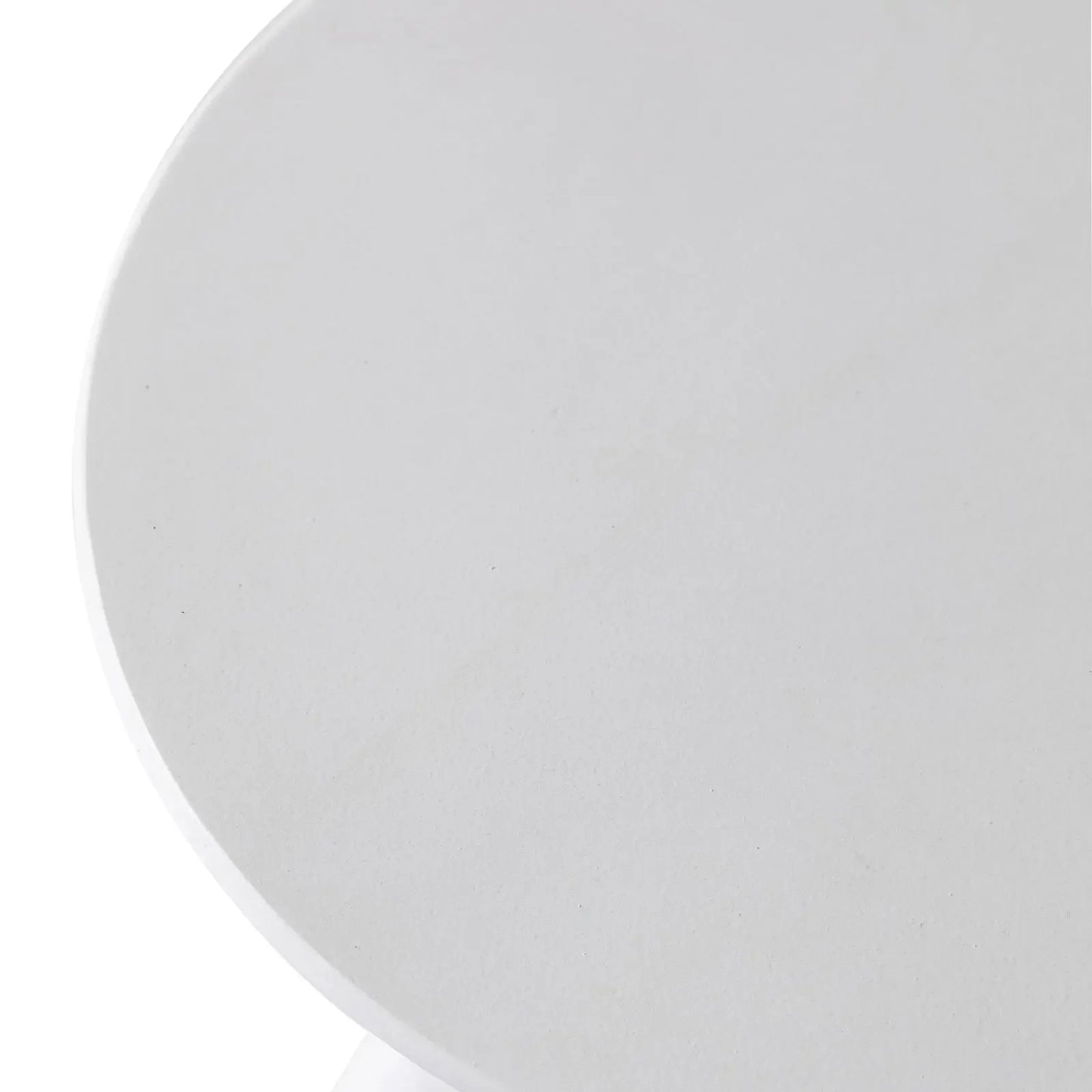 Elsie 18" Wide Circular Fiberstone Side Table for Indoor/Outdoor Use