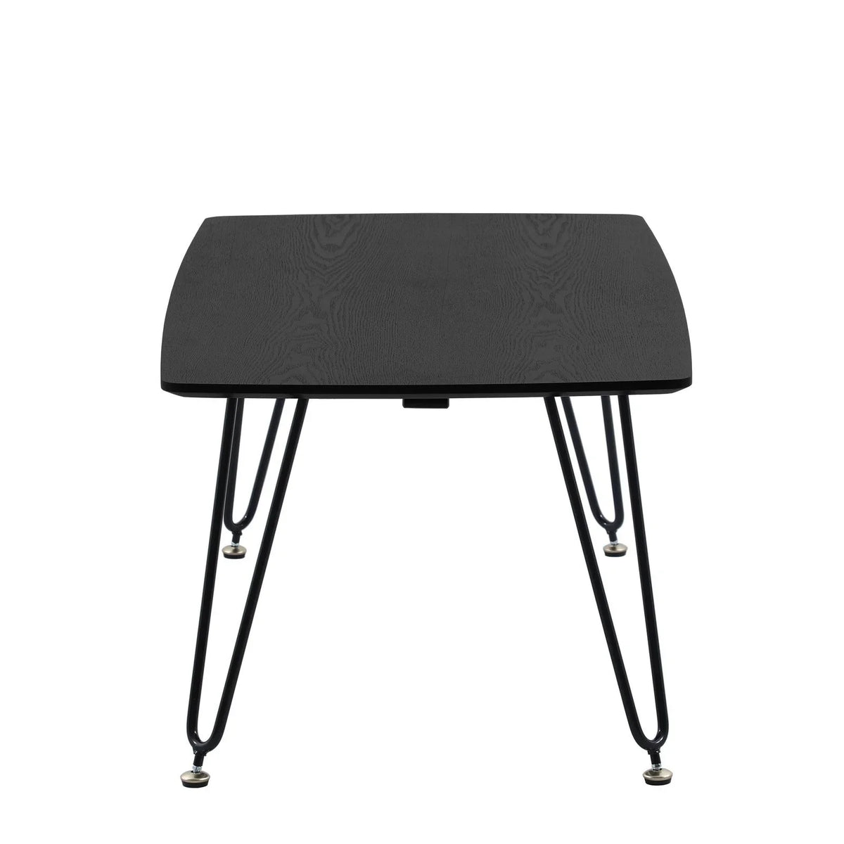 Elmwood Rectangular Coffee Table with Ash Wood Tabletop in Iron - Elax Furniture