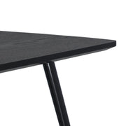 Elmwood Rectangular Coffee Table with Ash Wood Tabletop in Iron - Elax Furniture