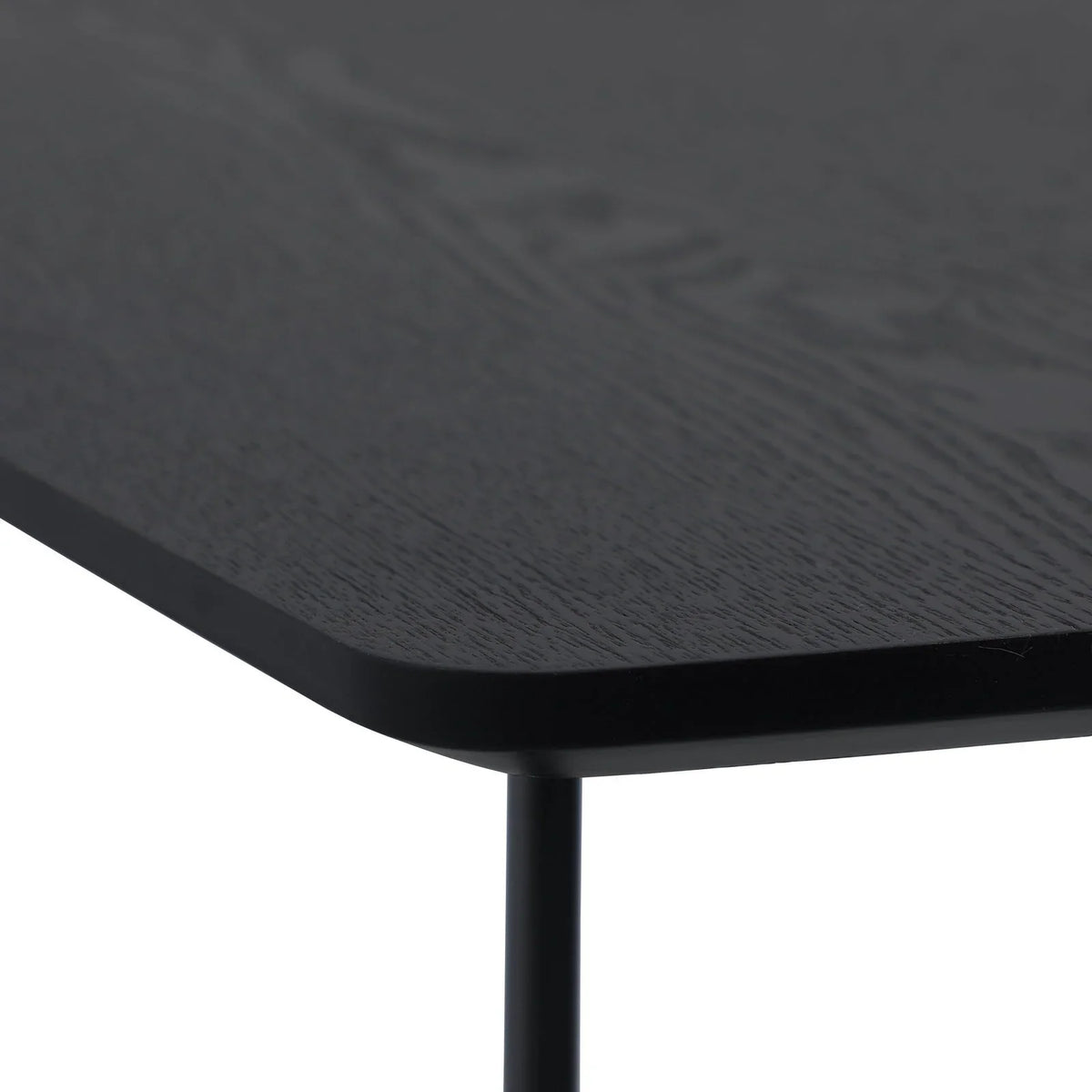 Elmwood Rectangular Coffee Table with Ash Wood Tabletop in Iron - Elax Furniture