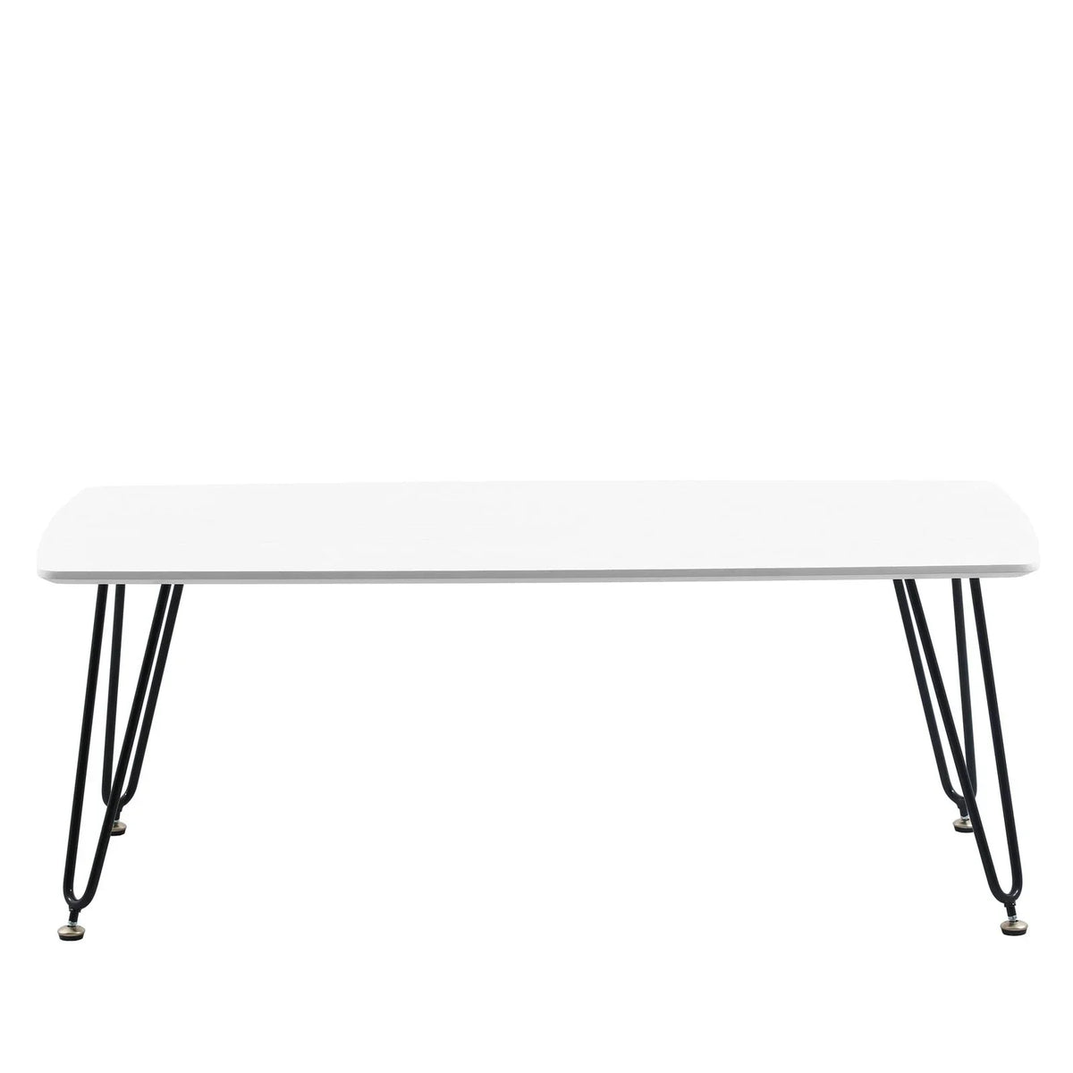 Elmwood Rectangular Coffee Table with Ash Wood Tabletop in Iron - Elax Furniture