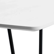 Elmwood Rectangular Coffee Table with Ash Wood Tabletop in Iron - Elax Furniture