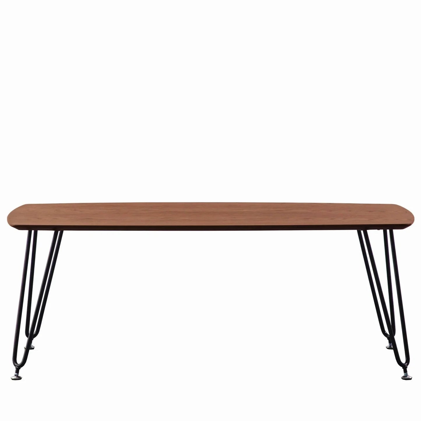 Elmwood Rectangular Coffee Table with Ash Wood Tabletop in Iron - Elax Furniture
