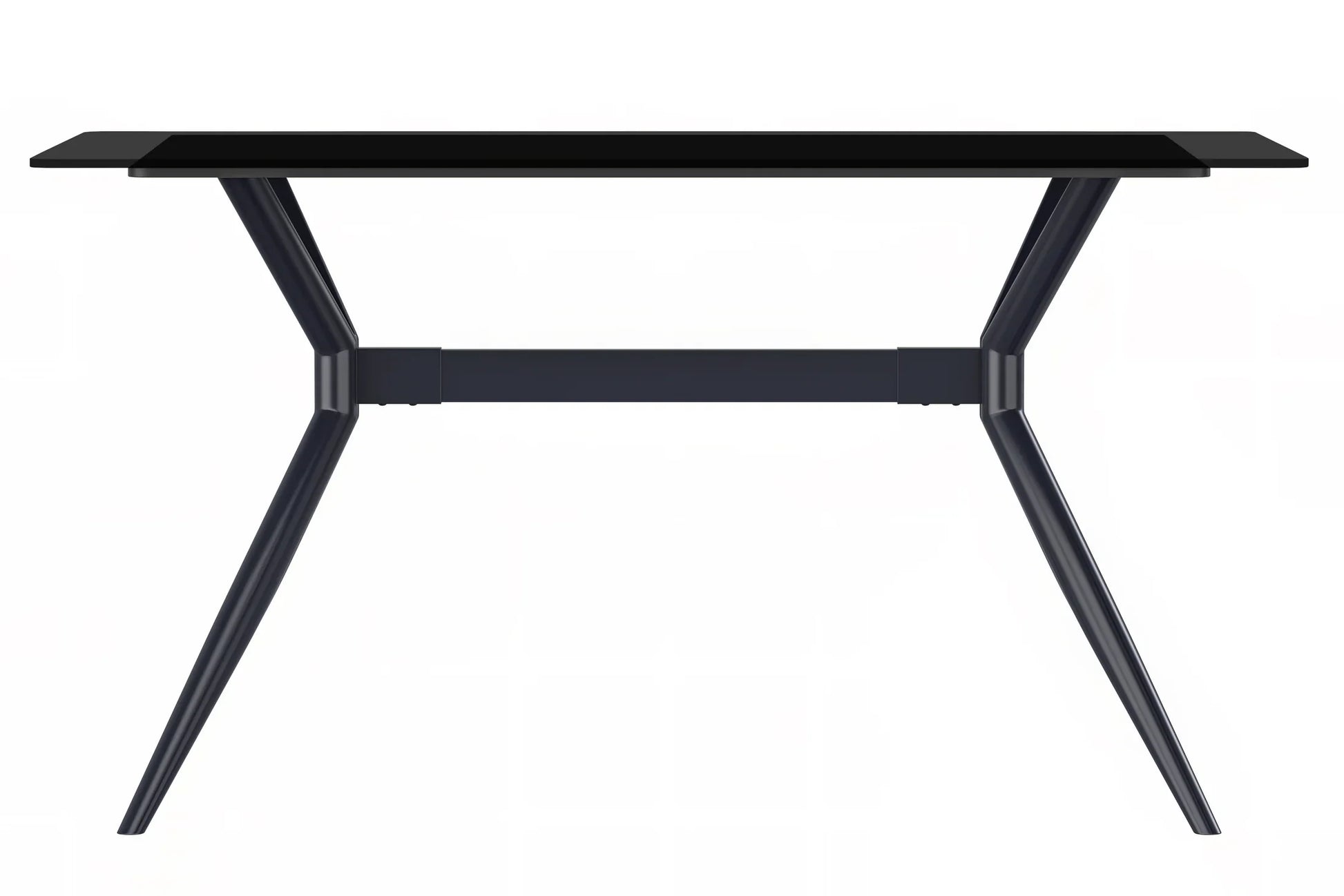 Elega Rectangular Dining Table with Sintered Stone or Glass Rectangular Top and Stainless Steel Base - Elax Furniture
