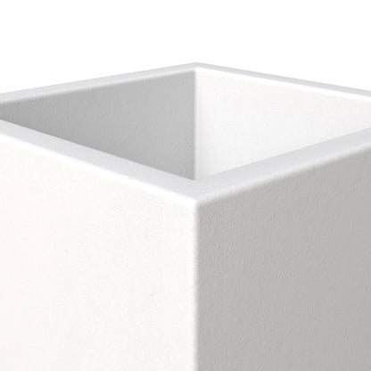 Fern Fiberstone and MGO Clay Mid-Century Modern Square Planter Pot for Indoor and Outdoor - Elax Furniture