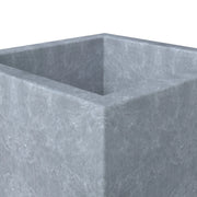 Fern Fiberstone and MGO Clay Mid-Century Modern Square Planter Pot for Indoor and Outdoor - Elax Furniture