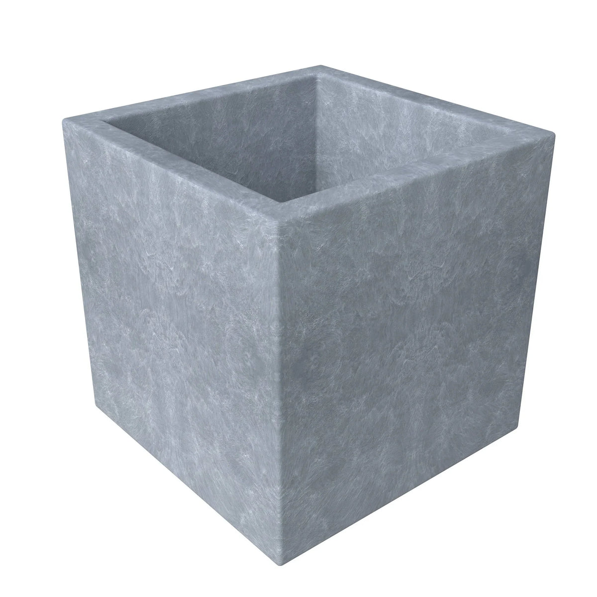Fern 5-Piece Modern Fiberstone and MGO Clay Square Planter Set for Indoor and Outdoor - Elax Furniture