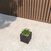 Fern Fiberstone and MGO Clay Mid-Century Modern Square Planter Pot for Indoor and Outdoor - Elax Furniture