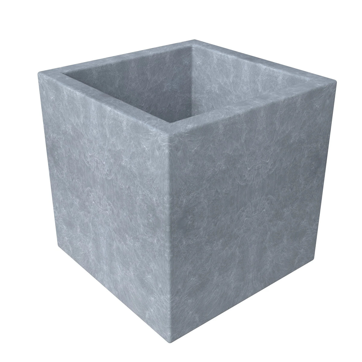 Fern Fiberstone and MGO Clay Mid-Century Modern Square Planter Pot for Indoor and Outdoor - Elax Furniture