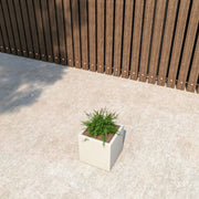 Fern Fiberstone and MGO Clay Mid-Century Modern Square Planter Pot for Indoor and Outdoor - Elax Furniture