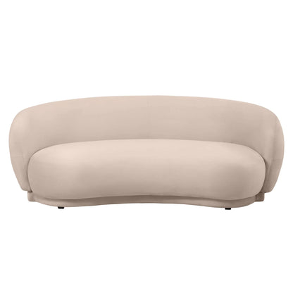 Faze 3-Seater Wide Couch Sofa Upholstered in Velvet - Elax Furniture