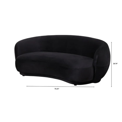 Faze 3-Seater Wide Couch Sofa Upholstered in Velvet - Elax Furniture