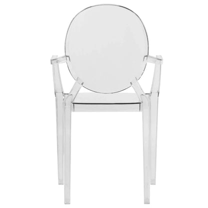 Carroll Modern Acrylic Dining Chair, Set of 2 - Elax Furniture