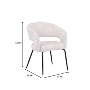 Voren 7-Piece Dining Set with Rectangular Sintered Stone Dining Table Gold Base and 6 Velvet Dining Chairs with Iron Base - Elax Furniture