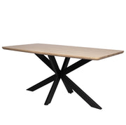 Ravenna 5-Piece Dining Set with Rectangular Dining Table in Maple and 6 Dining Chairs - Elax Furniture