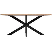 Ravenna 5-Piece Dining Set with Rectangular Dining Table in Maple and 6 Dining Chairs - Elax Furniture