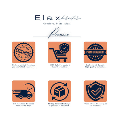 Aiaria High-Back Ergonomic Office Chair with Adjustable Height, Swivel, and Tilt - Elax Furniture