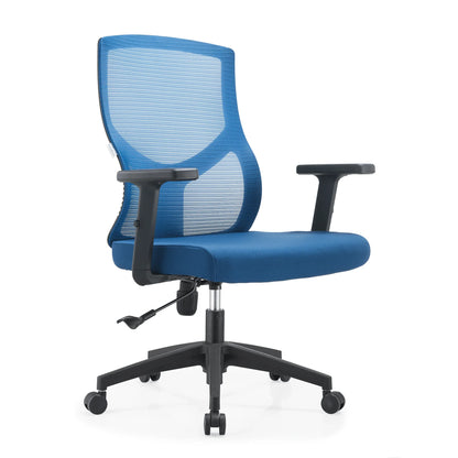 Glen Cotton Mid-Back Adjustable Office Conference Chair - Elax Furniture
