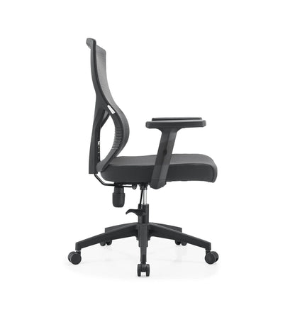 Glen Cotton Mid-Back Adjustable Office Conference Chair - Elax Furniture
