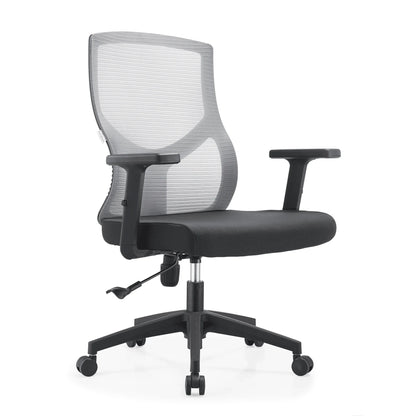 Glen Cotton Mid-Back Adjustable Office Conference Chair - Elax Furniture
