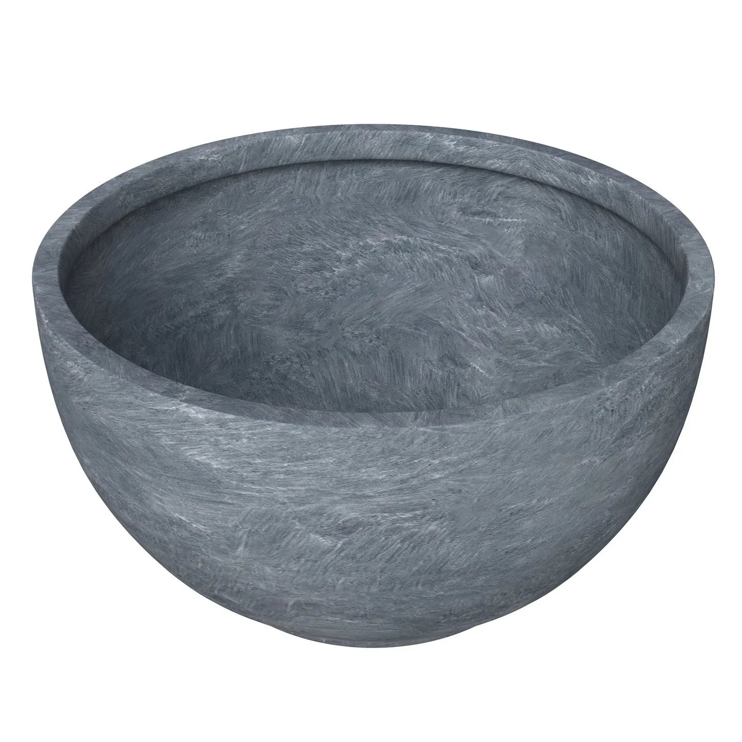 Grove Modern 3-Piece Round Planter Set in Fiberstone Weather Resistant Design - Elax Furniture