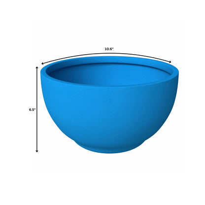 Grove Modern 3-Piece Round Planter Set in Fiberstone Weather Resistant Design - Elax Furniture