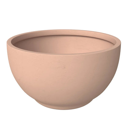 Grove Modern 3-Piece Round Planter Set in Fiberstone Weather Resistant Design - Elax Furniture