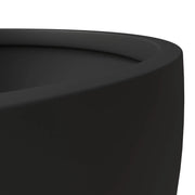 Grove Modern Fiberstone Round Planter Weather Resistant Design Plant Pot - Elax Furniture