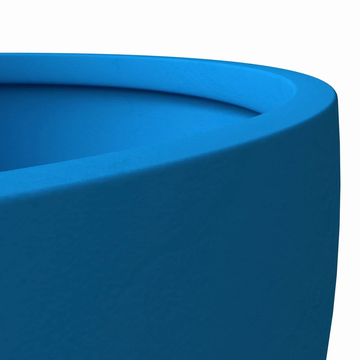 Grove Modern Fiberstone Round Planter Weather Resistant Design Plant Pot - Elax Furniture