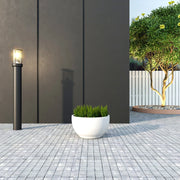 Grove Modern Fiberstone Round Planter Weather Resistant Design Plant Pot - Elax Furniture