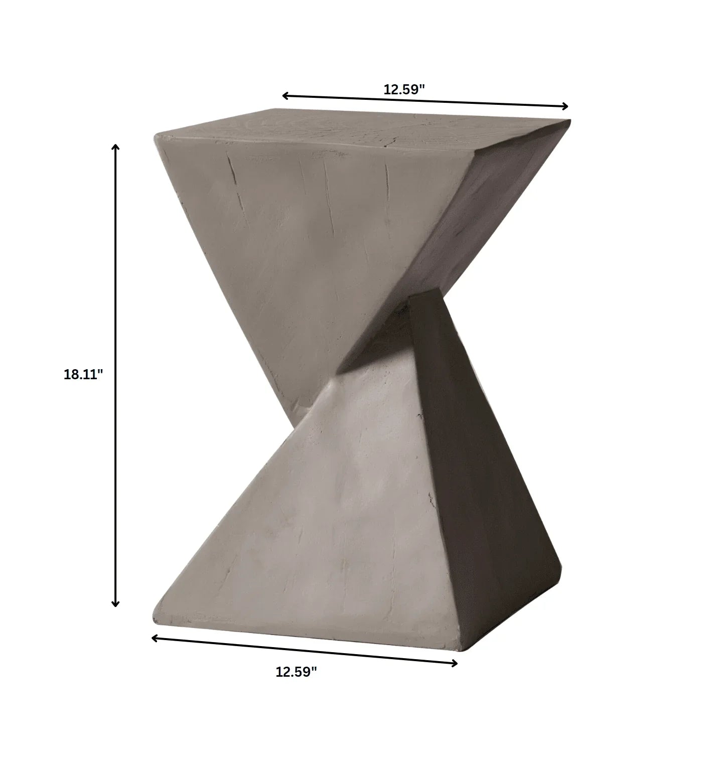 Glint Side Table in Fiberstone Square Accent Table - Elax Furniture